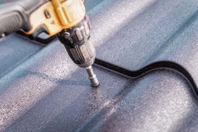 Finished Metal Roof Repair